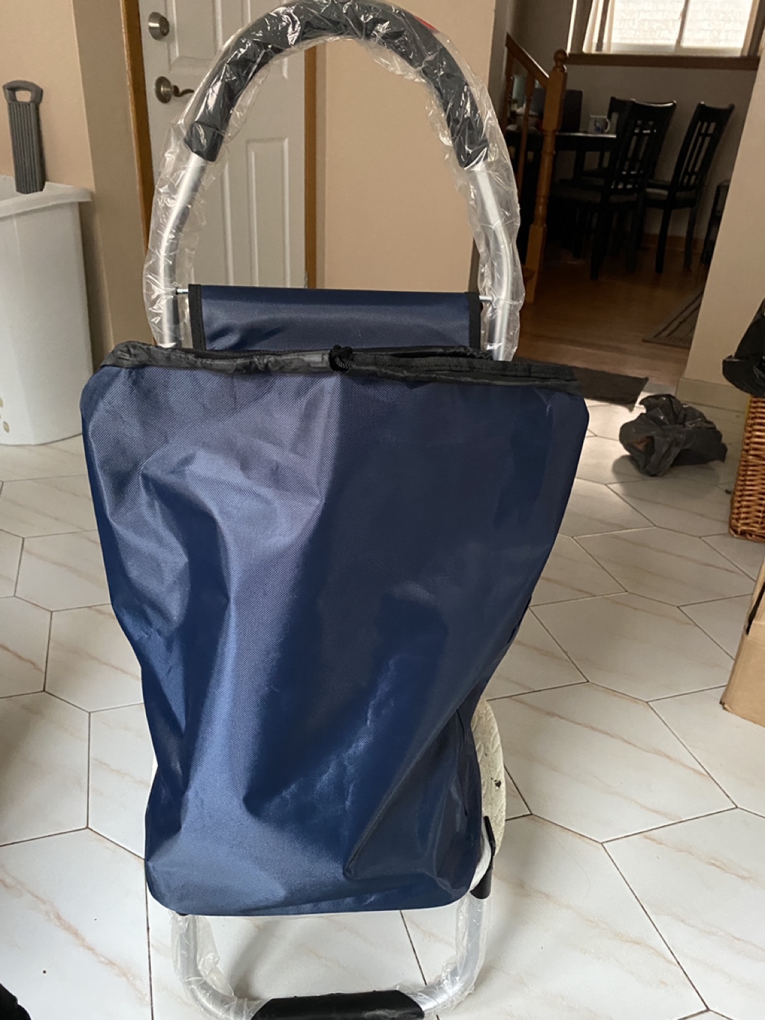 Folding Shopping Cart with Durable Fabric - photo 2