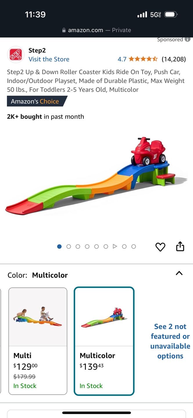 Step2 Up & Down Roller Coaster - photo 2
