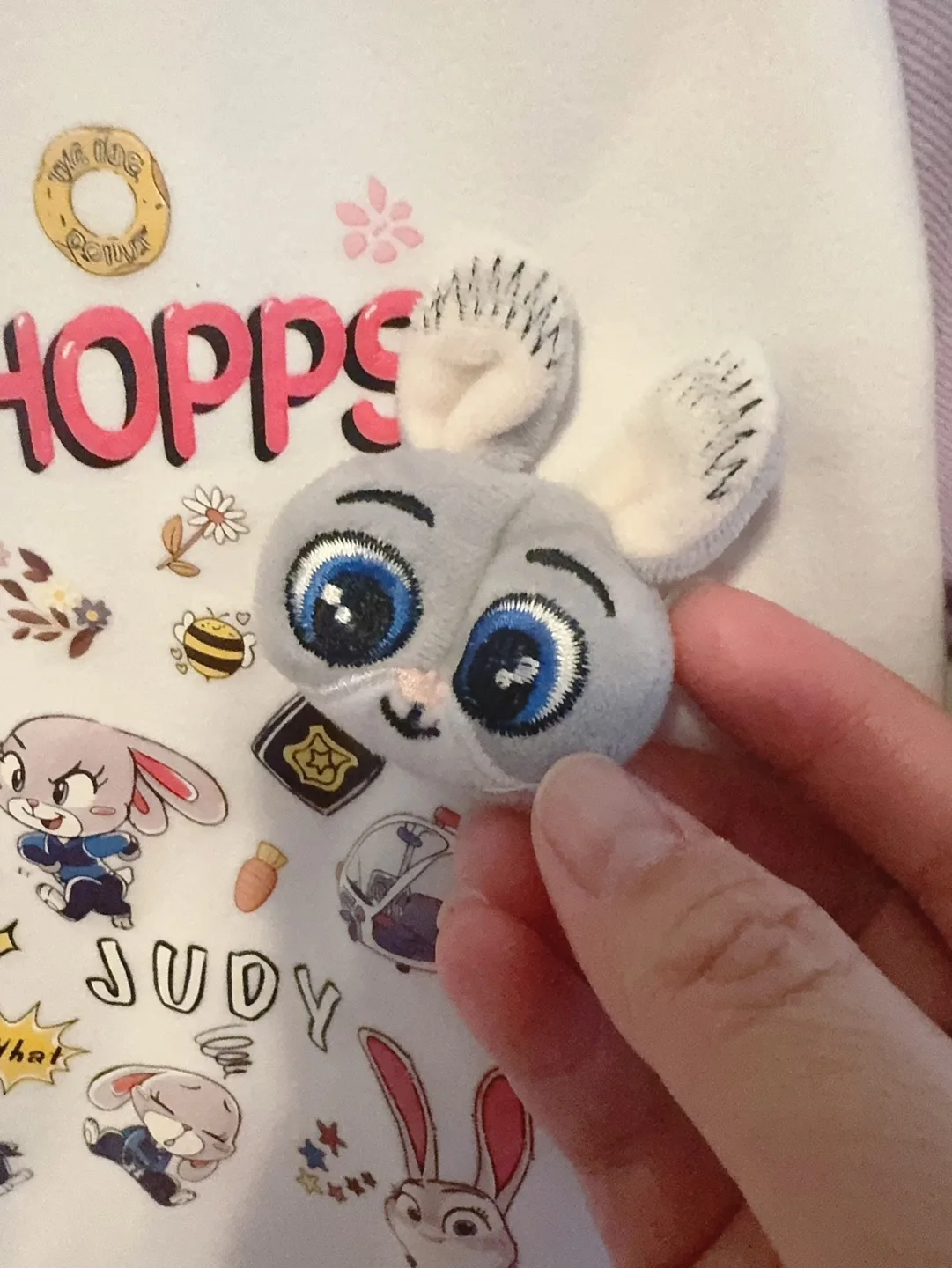 3-4T toddler girl Zootopia Judy fleece shirt image indicator(2)