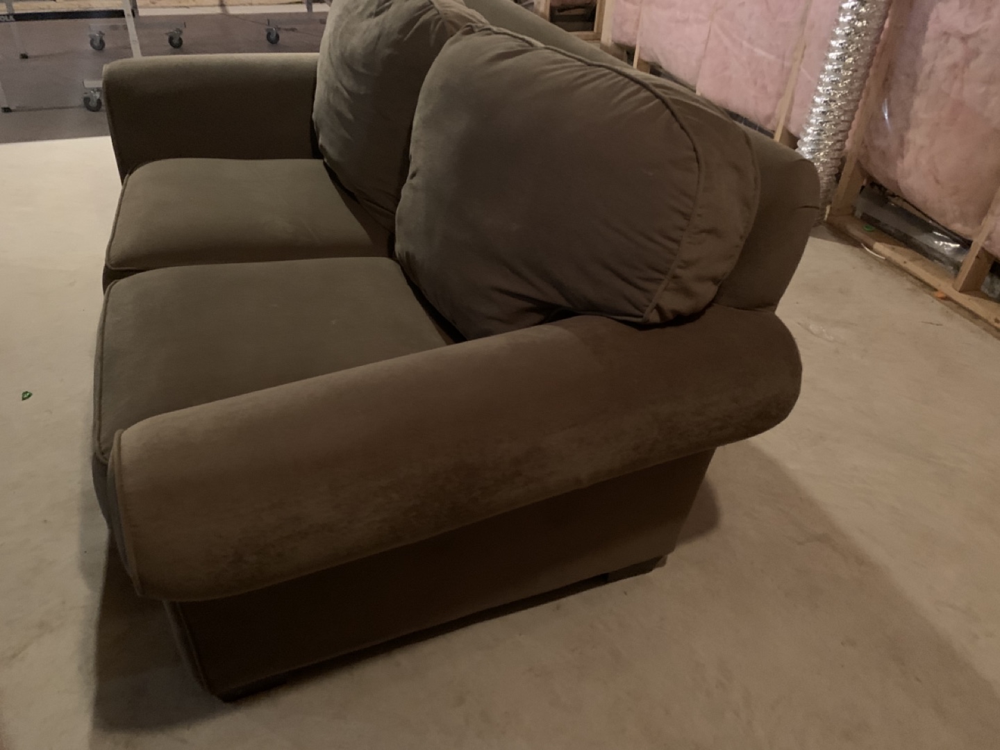 Loveseat (dark olive green) - photo 3