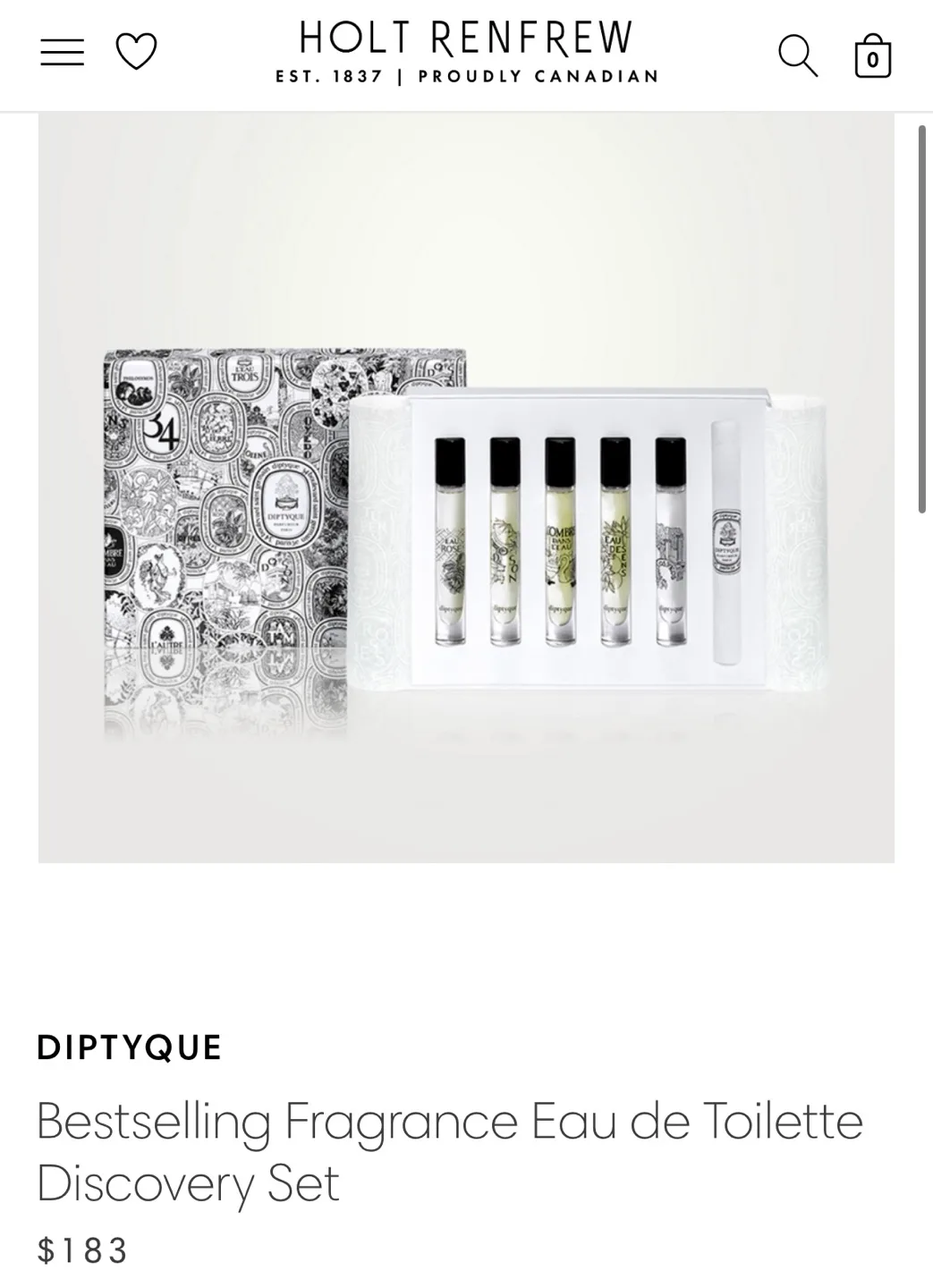 Diptyque Discovery Set only 2 image indicator(4)