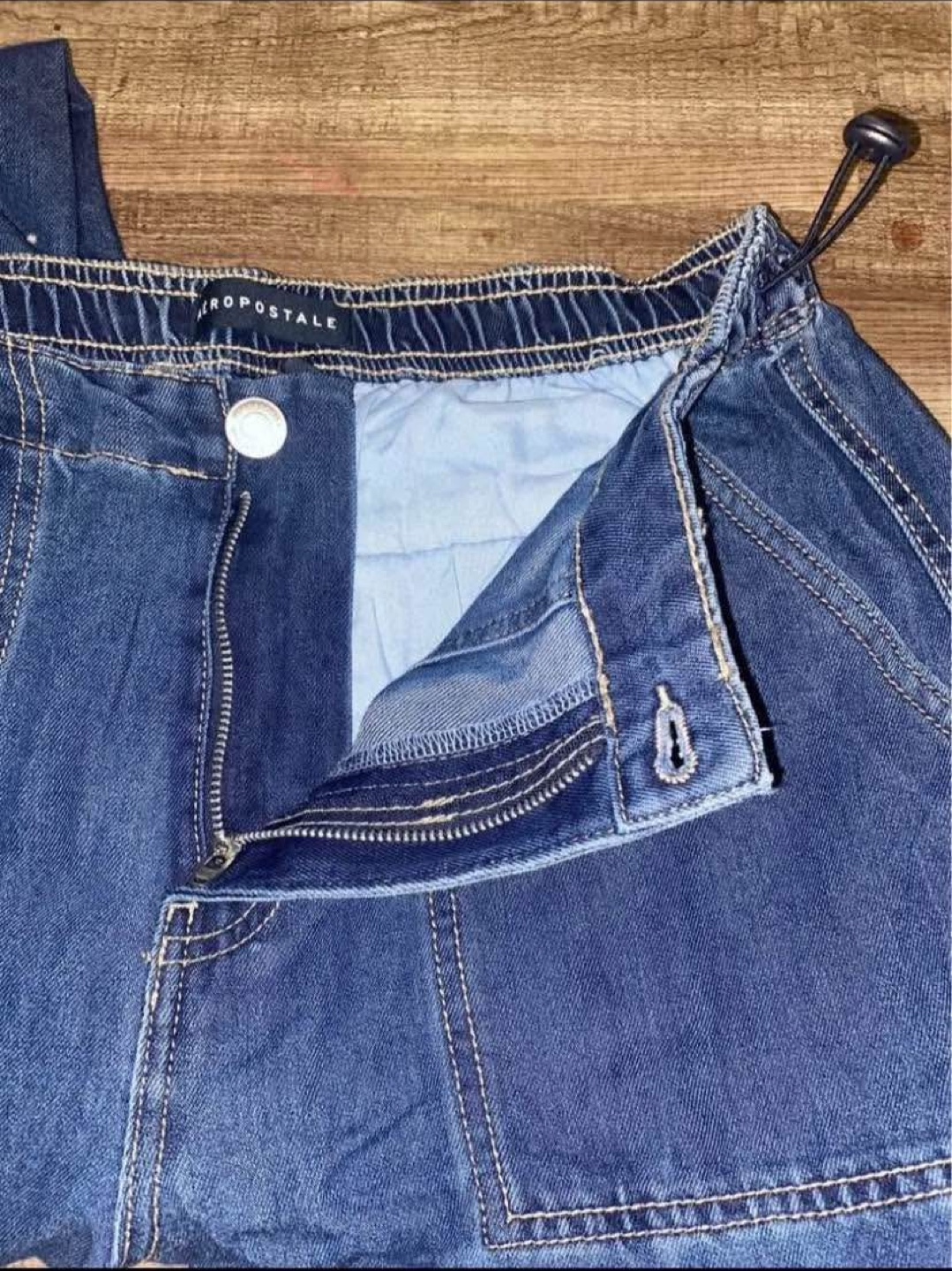 Aeropostale Women's Denim Cargo Pants - photo 3