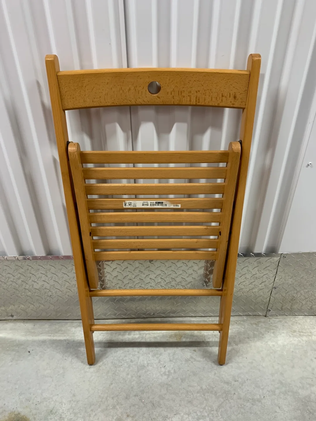 IKEA TERJE Folding Wooden Chair image indicator(2)