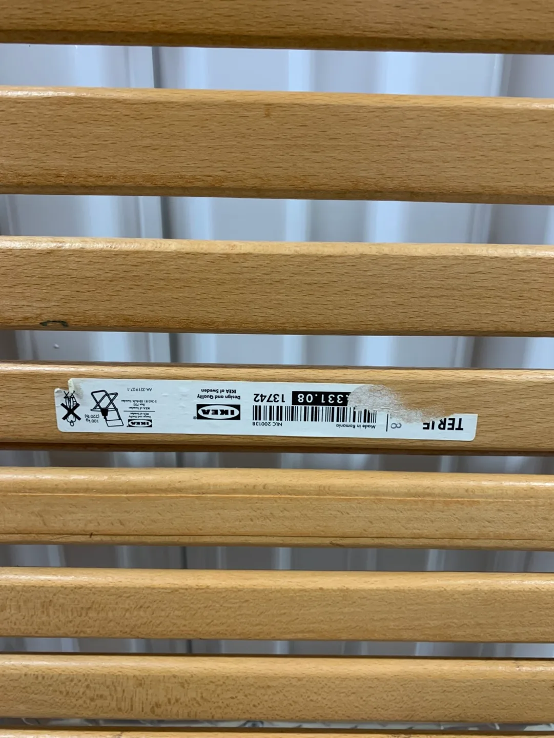 IKEA TERJE Folding Wooden Chair image indicator(3)