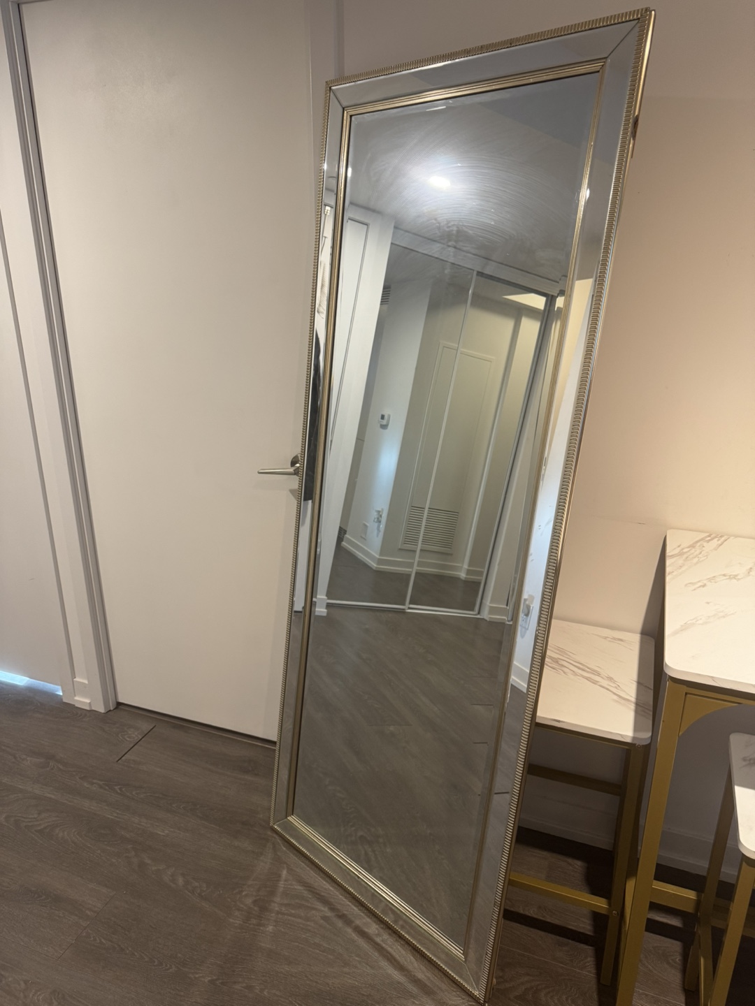 Full Length Gold Frame Mirror - photo 2