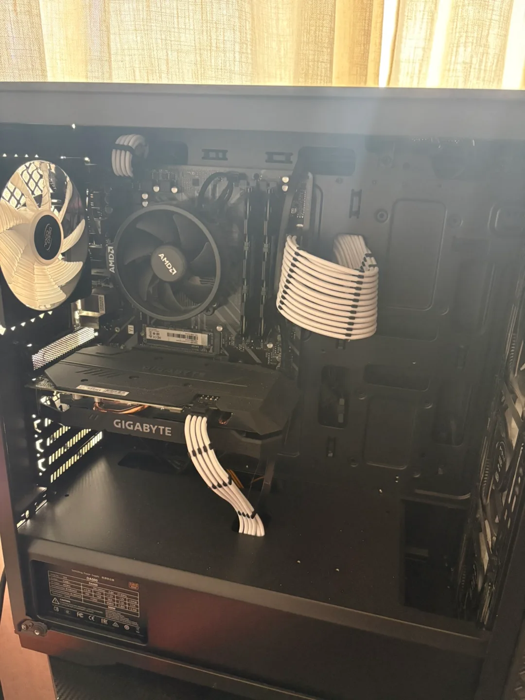 Custom Built PC - Black Case with Supreme Sticker image indicator(2)