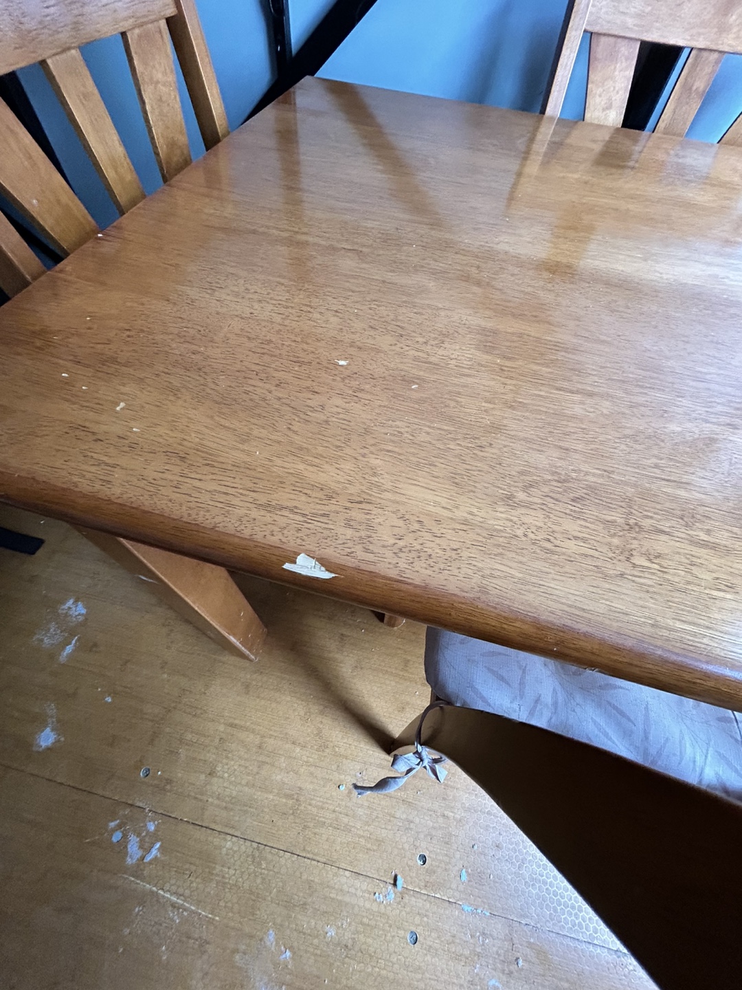 Wooden Dining Table Set with Four Chairs - photo 3