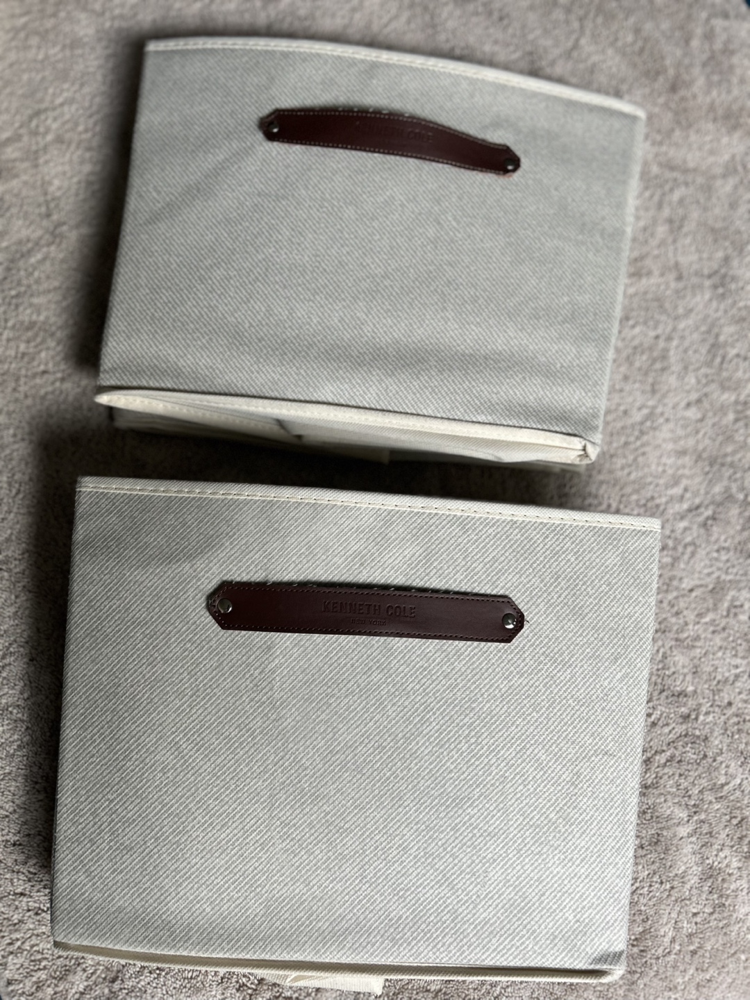 Kenneth Cole New York Fabric Storage Bins (Set of 2)