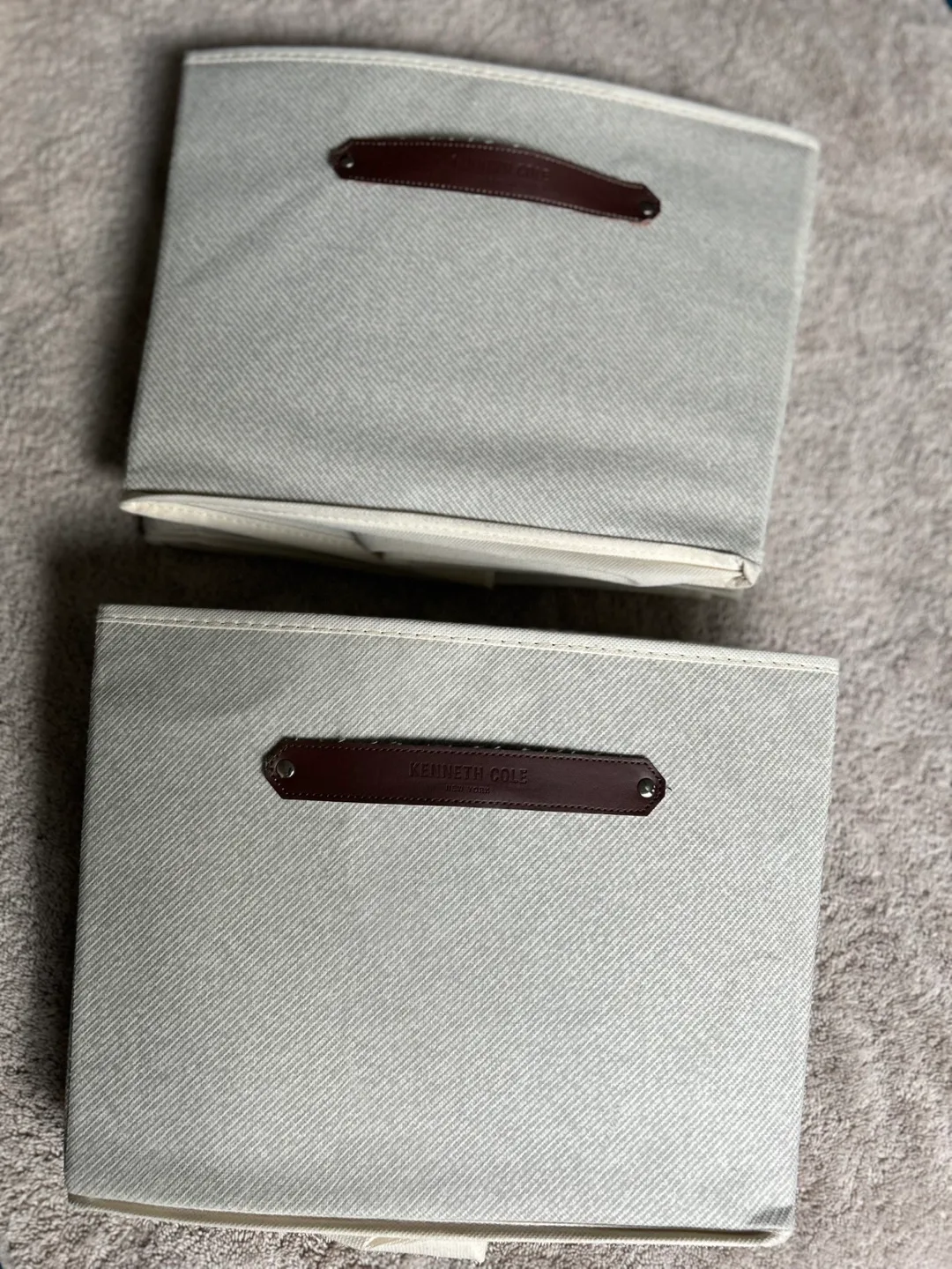 Kenneth Cole New York Fabric Storage Bins (Set of 2) thumbnail