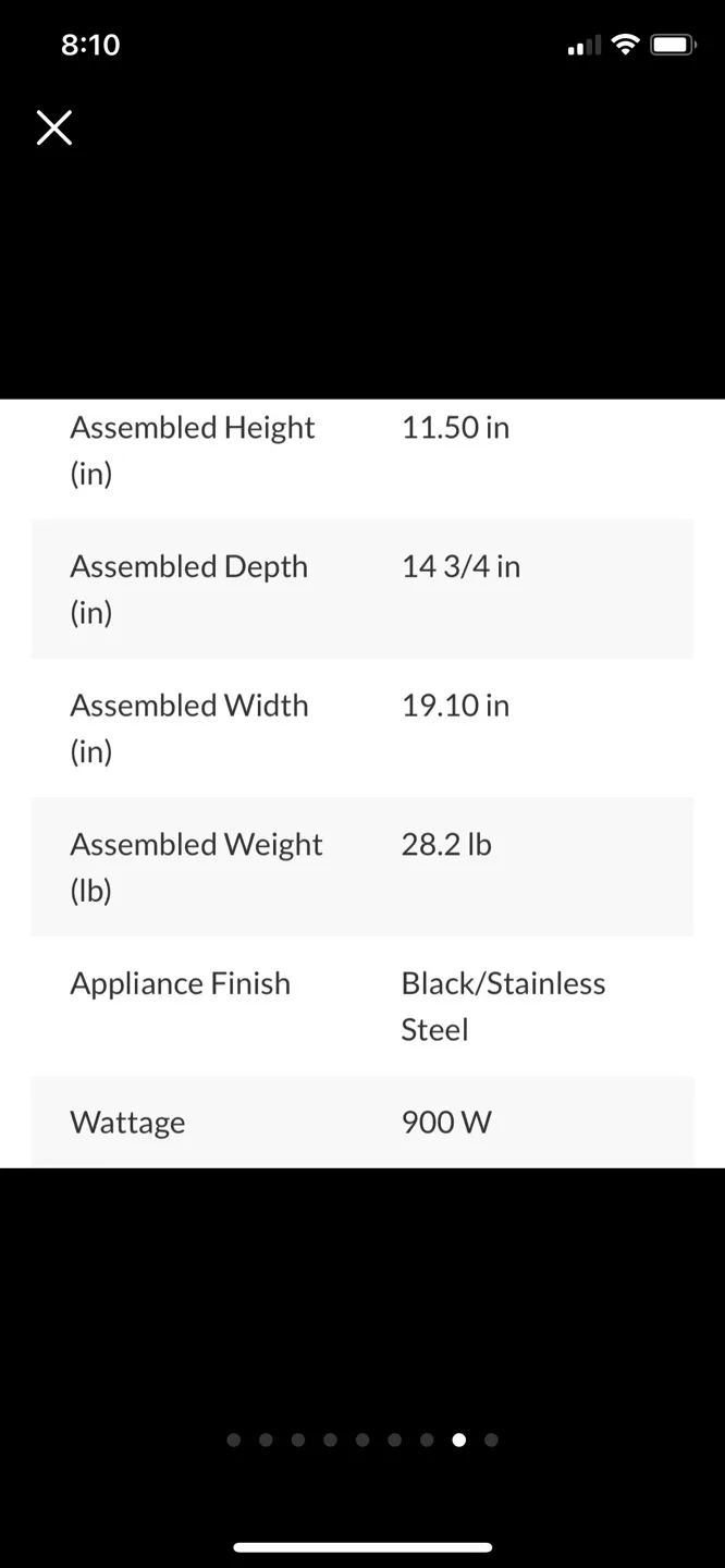 Panasonic High Power Microwave image indicator(7)