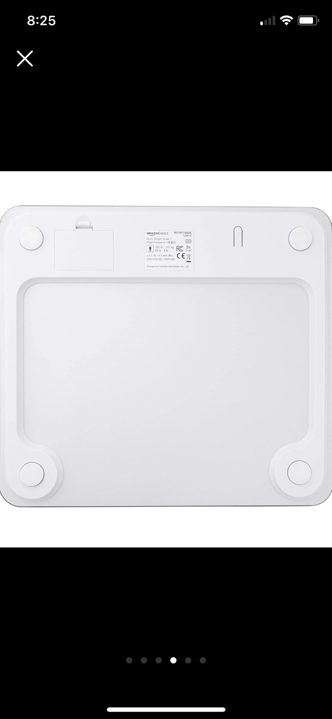 AmazonBasics Digital Bathroom Scale - photo 5