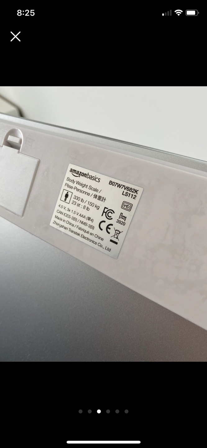 AmazonBasics Digital Bathroom Scale - photo 3