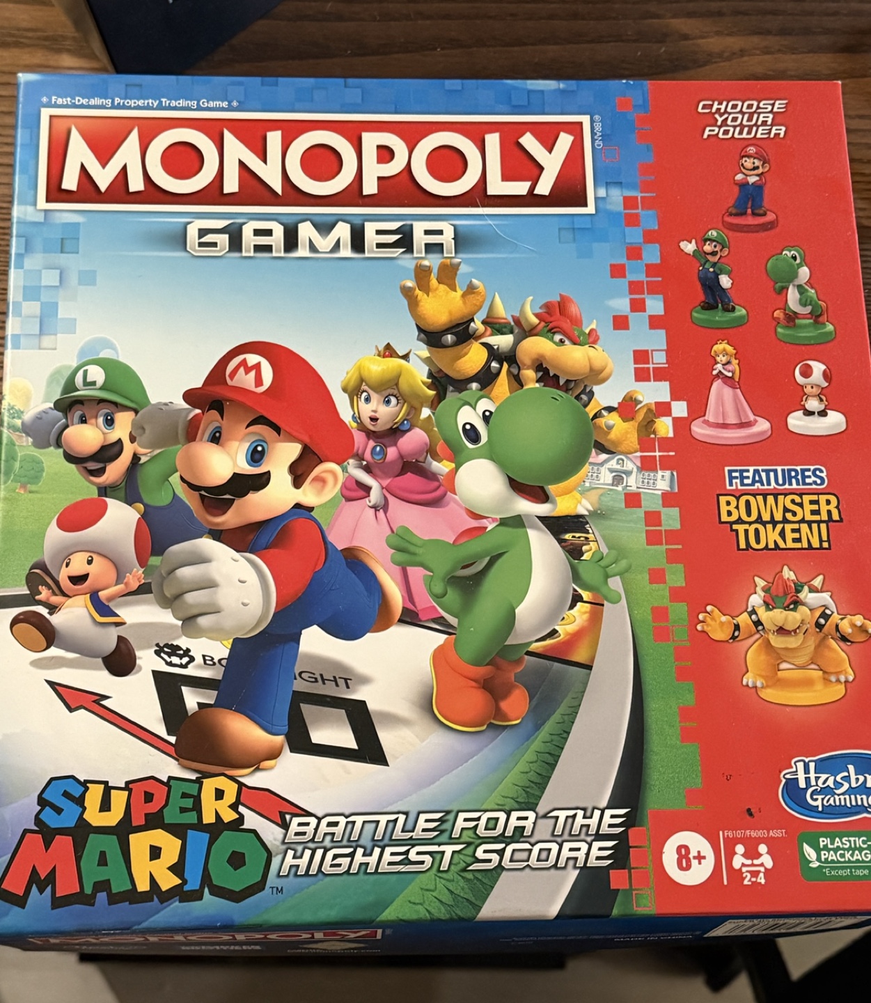 Monopoly Gamer Super Mario Edition Board Game