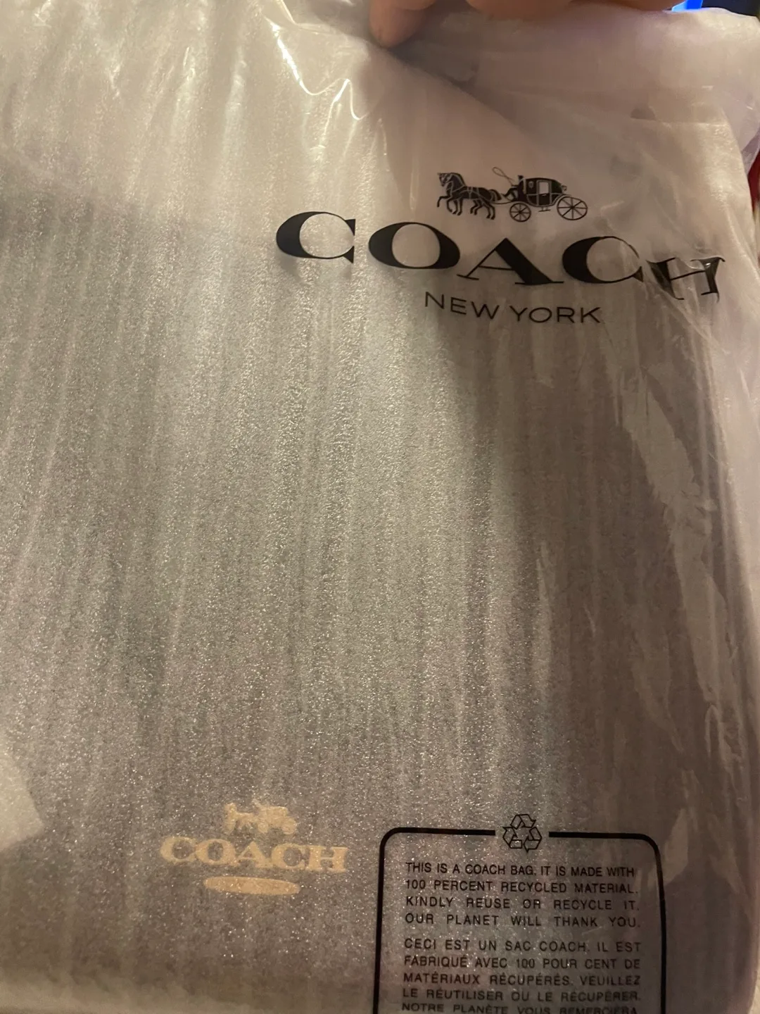 Coach Ellie File Bag, Black Leather Crossbody image indicator(2)