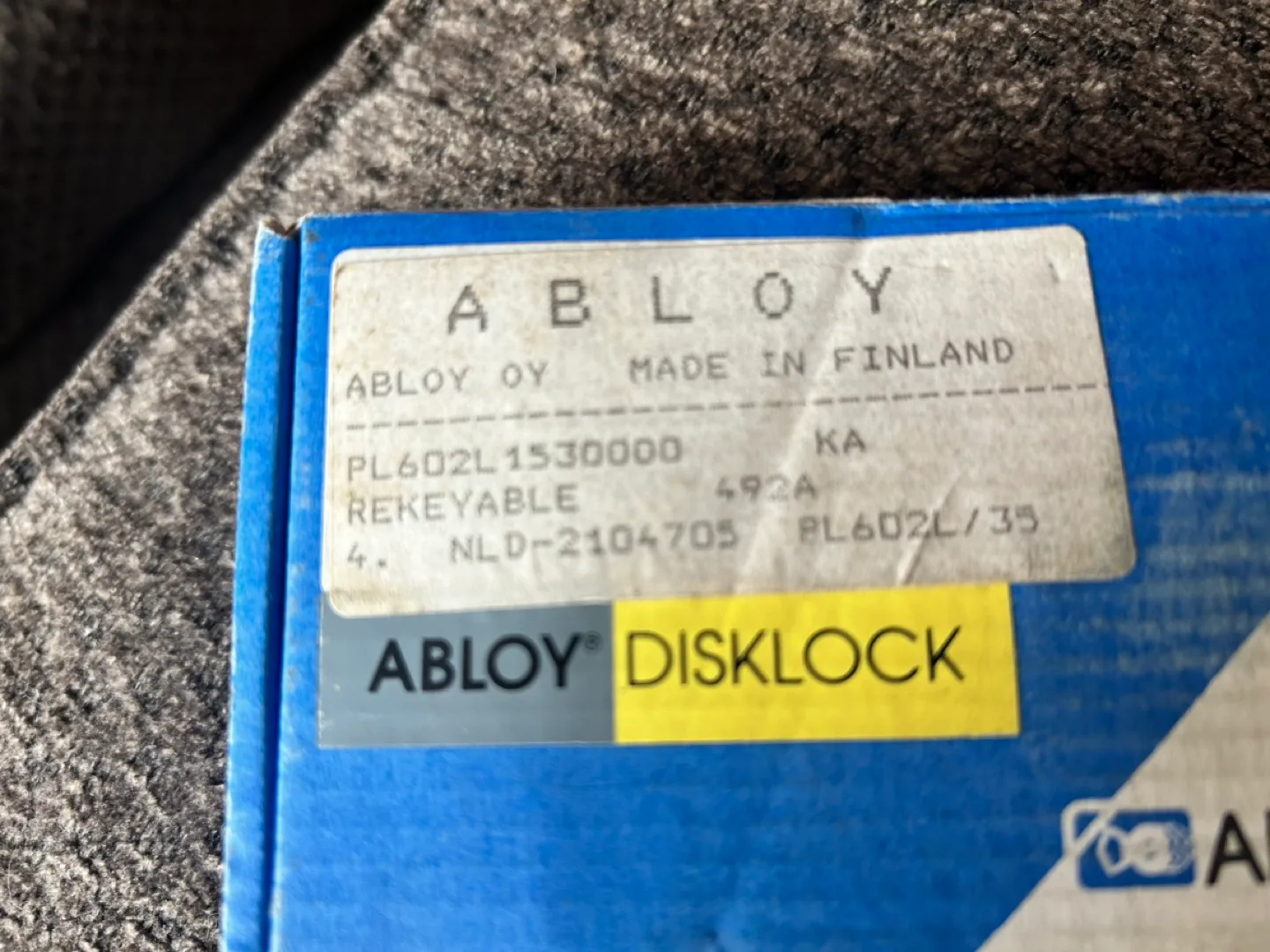Abloy PL602L Padlock with Keys image indicator(3)