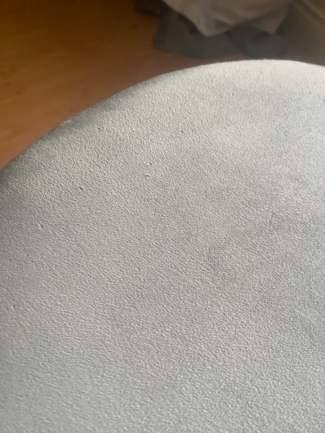 Last chance ‼️ Grey velvet ottoman 13.5” height image indicator(4)