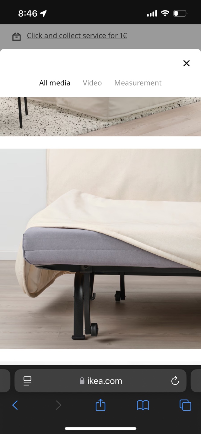 IKEA Foldable Sleeper Chair - photo 3