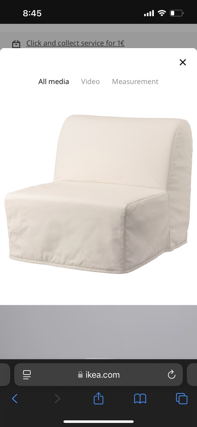 IKEA Foldable Sleeper Chair