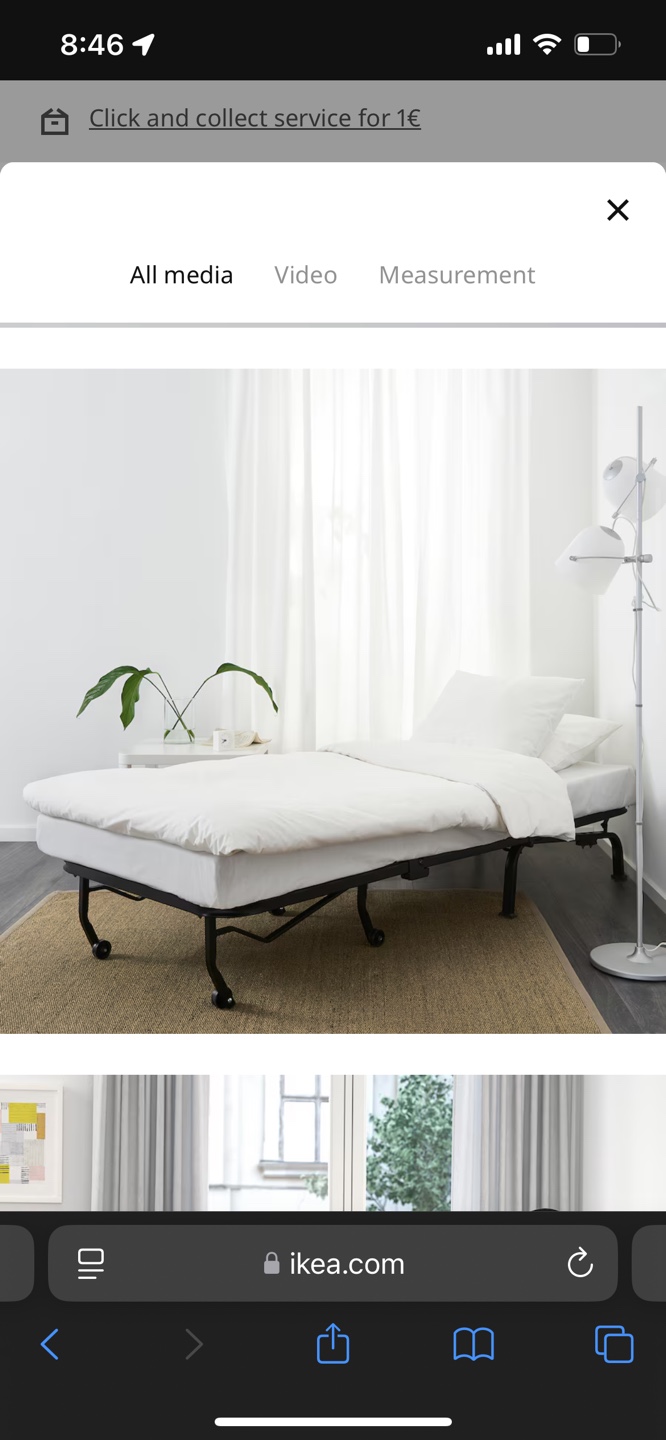 IKEA Foldable Sleeper Chair - photo 2