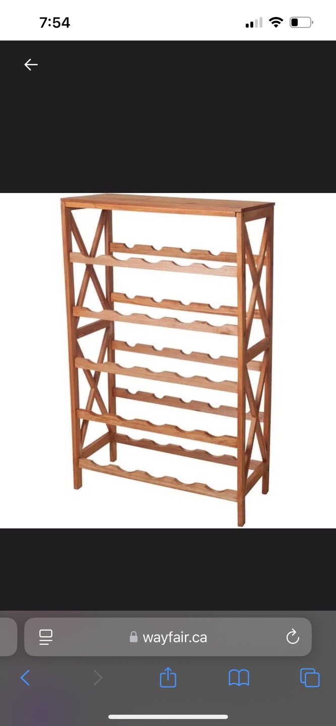 Wooden Wine Rack - Holds 24 Bottles