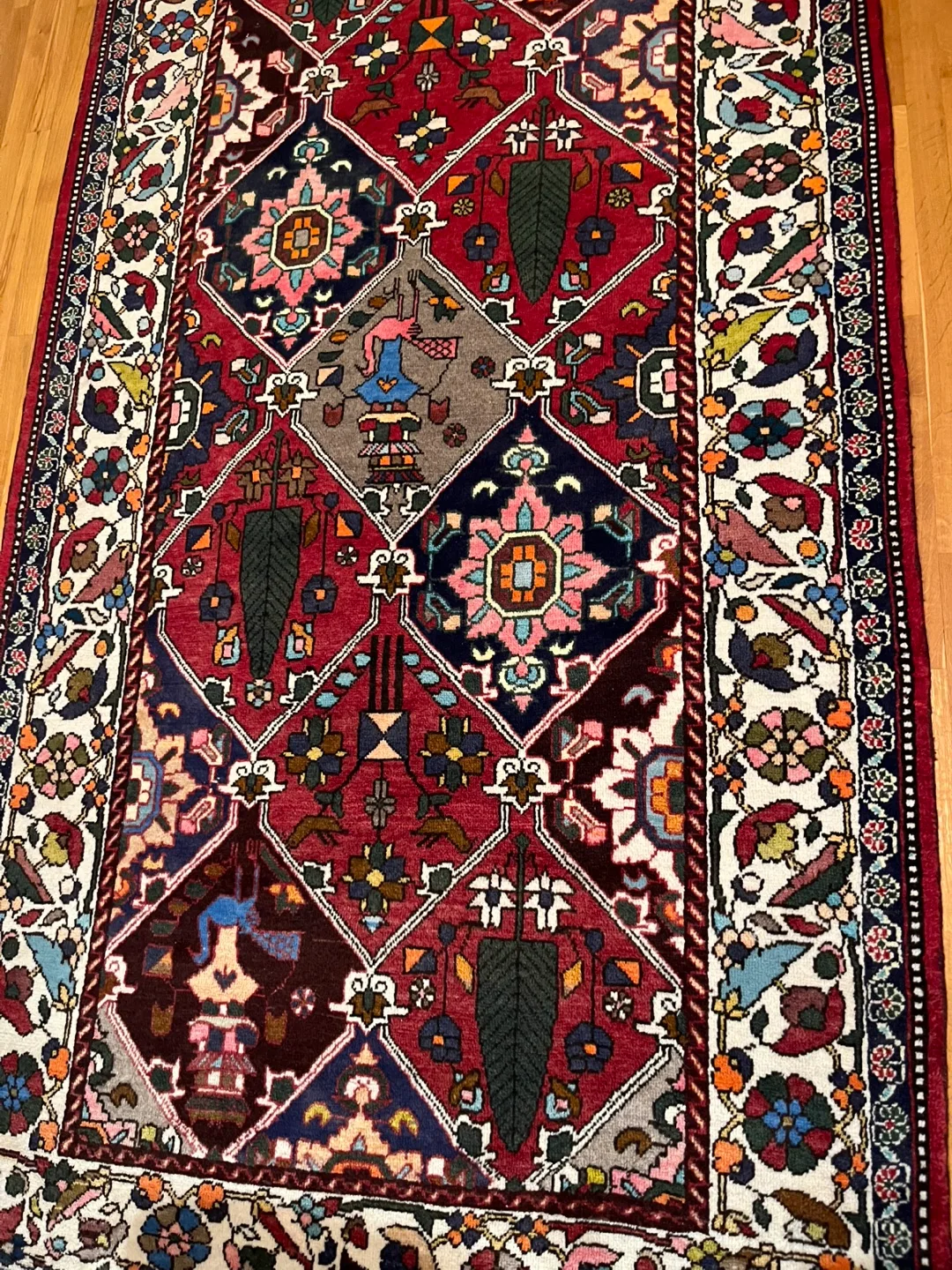 Vintage Persian Handmade Wool Rug image indicator(5)