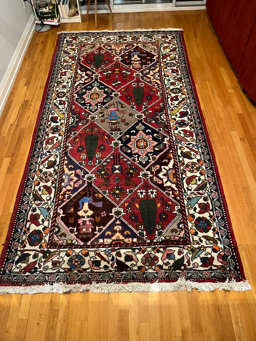 Vintage Persian Handmade Wool Rug image indicator(2)