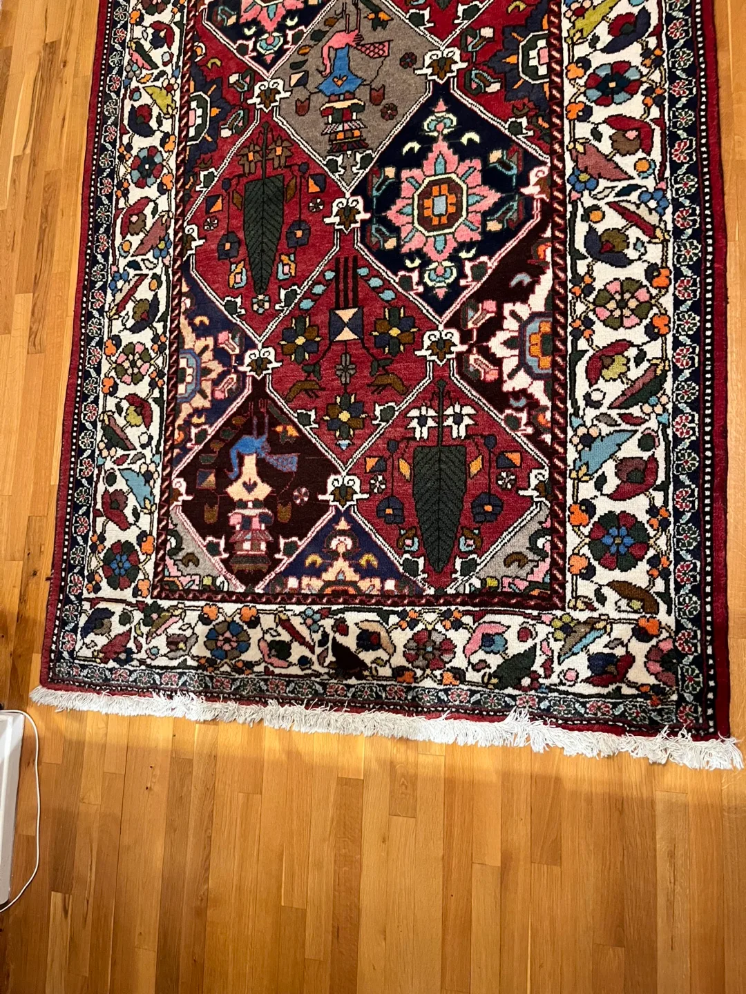 Vintage Persian Handmade Wool Rug image indicator(6)