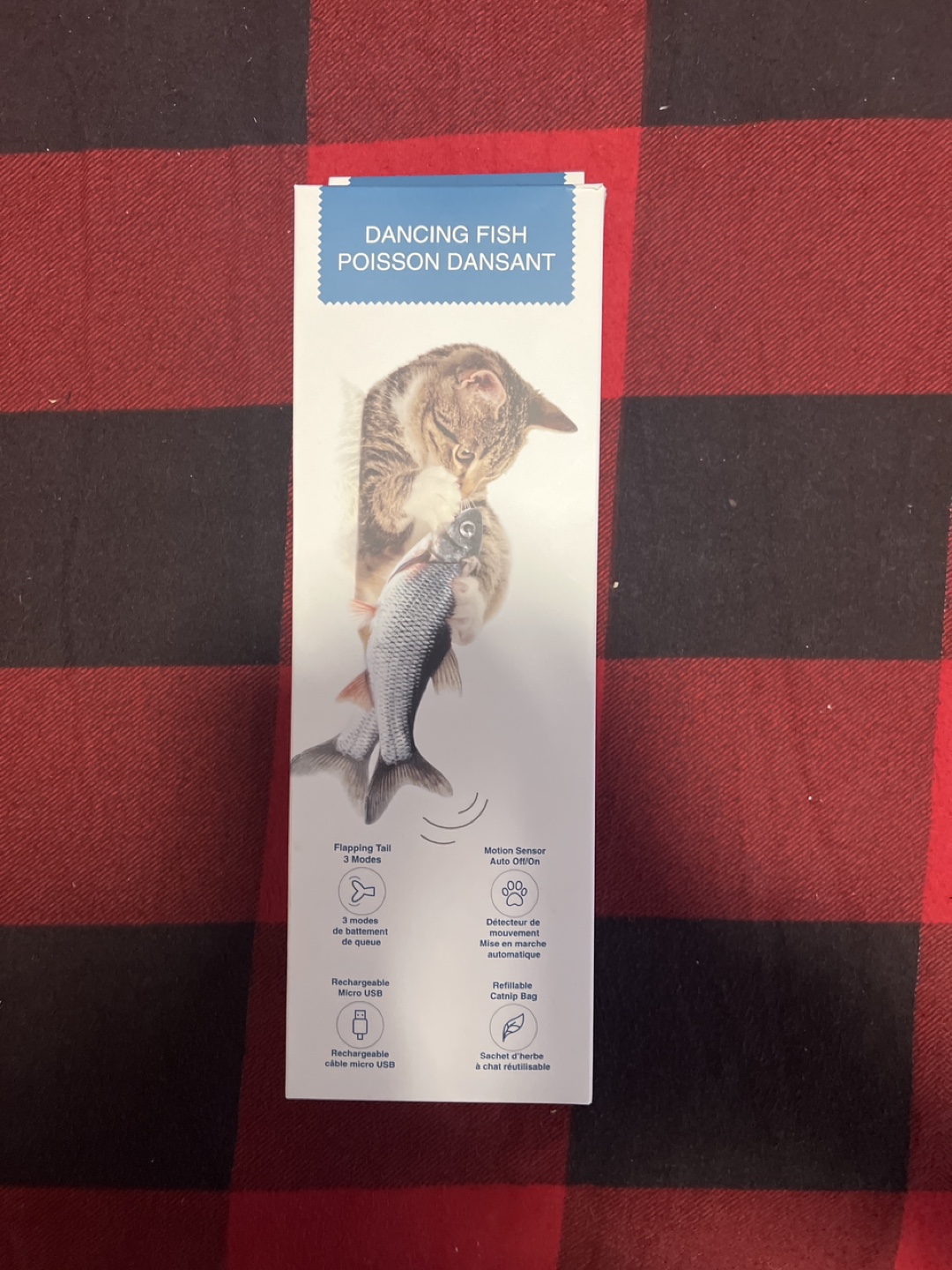 Dancing Fish Cat Toy - Rechargeable & Interactive - photo 2