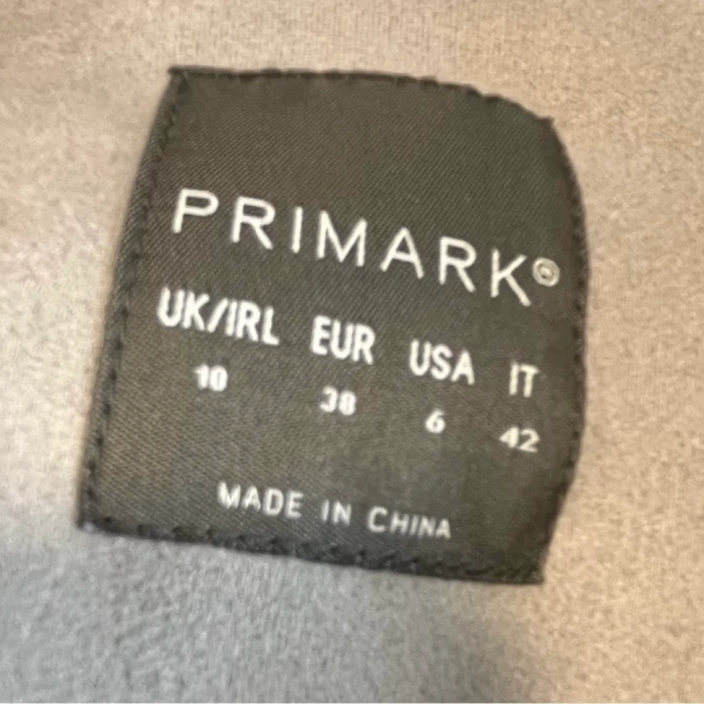 Grey Suede-like Longline Jacket image indicator(6)