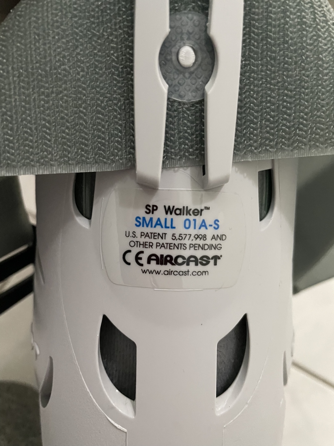 Aircast SP Walker Small 01A-S Pneumatic Walker Boot - photo 2