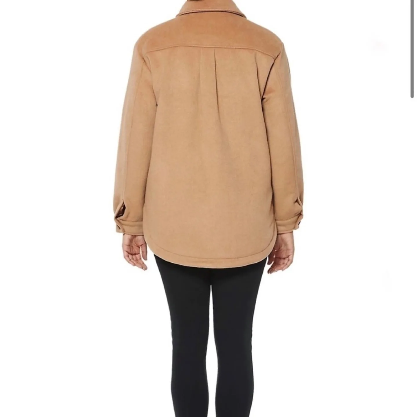 Women's Beige Button-Up Jacket image indicator(4)