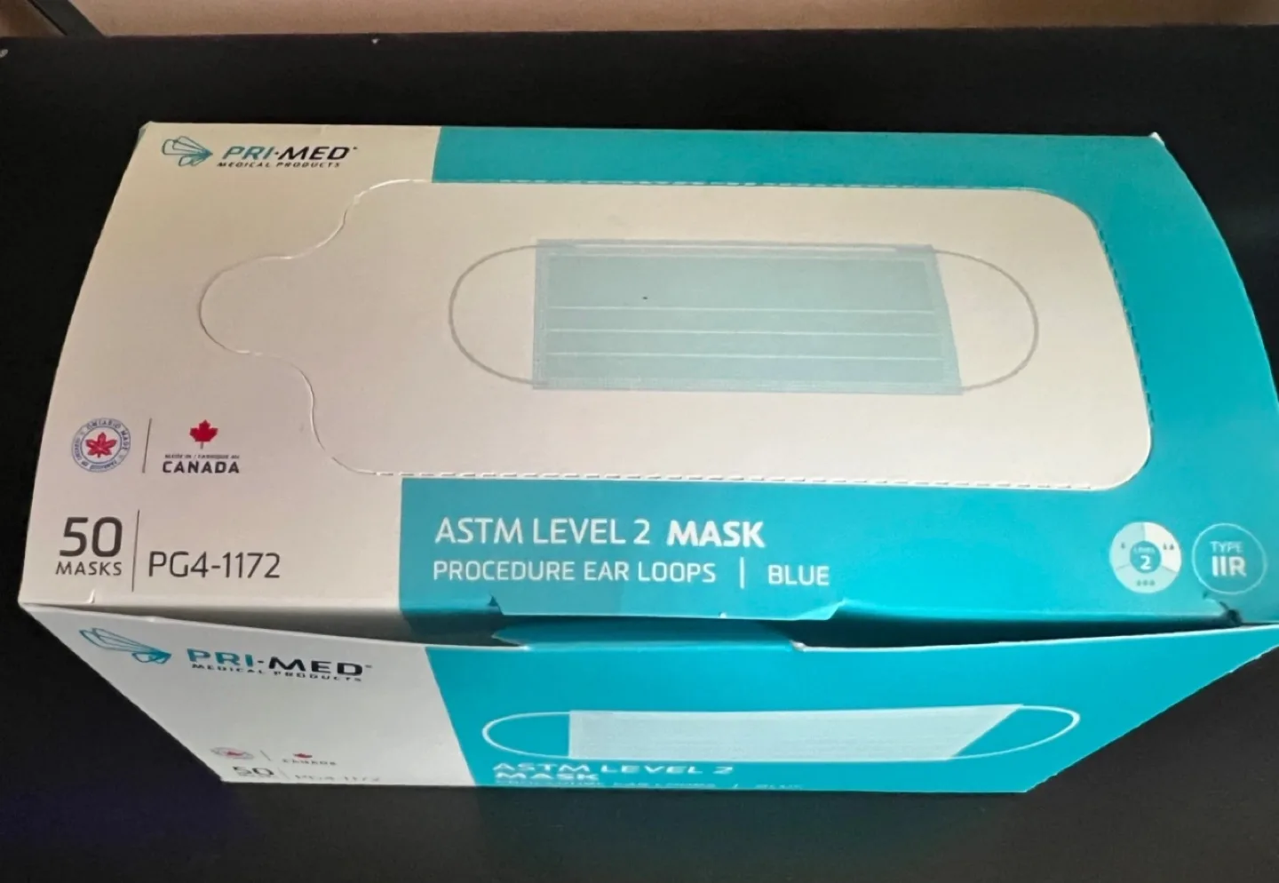 Pri-Med ASTM Level 2 Procedure Masks - Box of 50 image indicator(2)