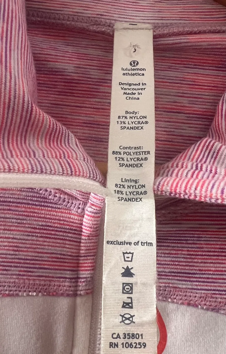 Lululemon Scuba Hoodie Size 6 Pink image indicator(4)