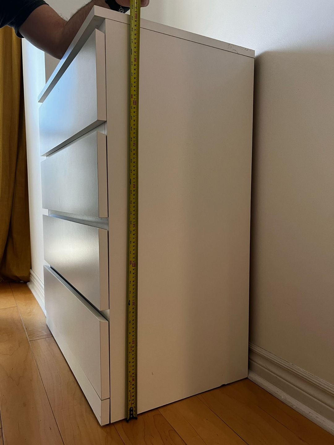 White 3-Drawer Dresser - photo 2