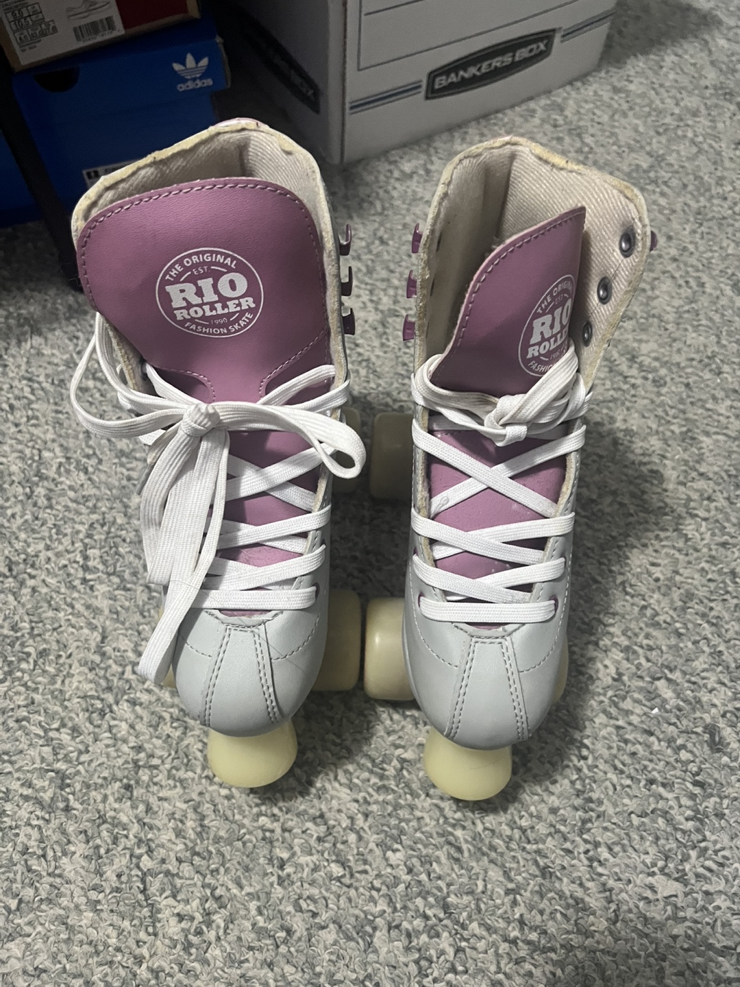 Rio Roller Script Quad Roller Skates - UK 3