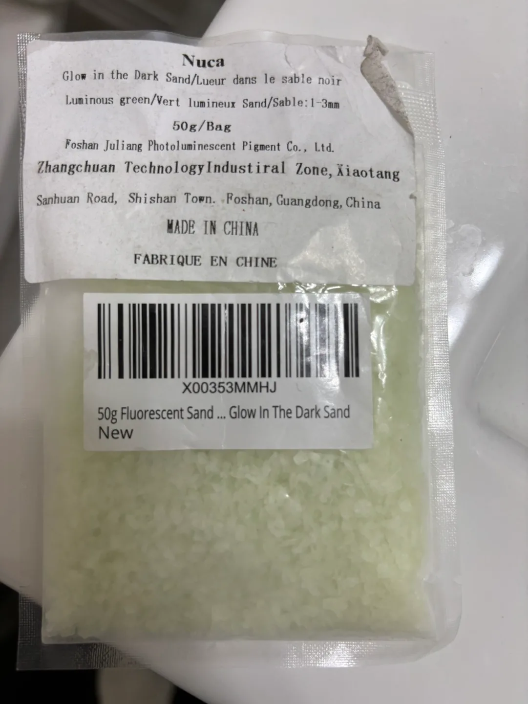 Glow in the Dark Sand Stone Art Crafts Fish Aquarium Decoration image indicator(6)