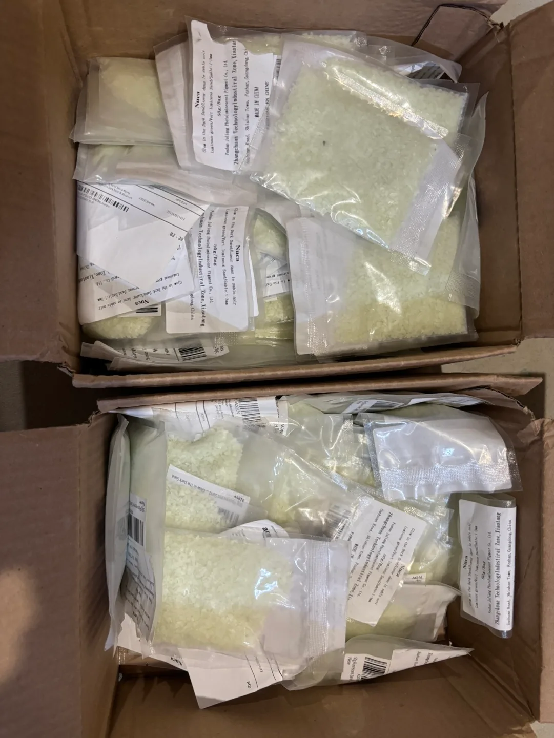 Glow in the Dark Sand Stone Art Crafts Fish Aquarium Decoration image indicator(7)