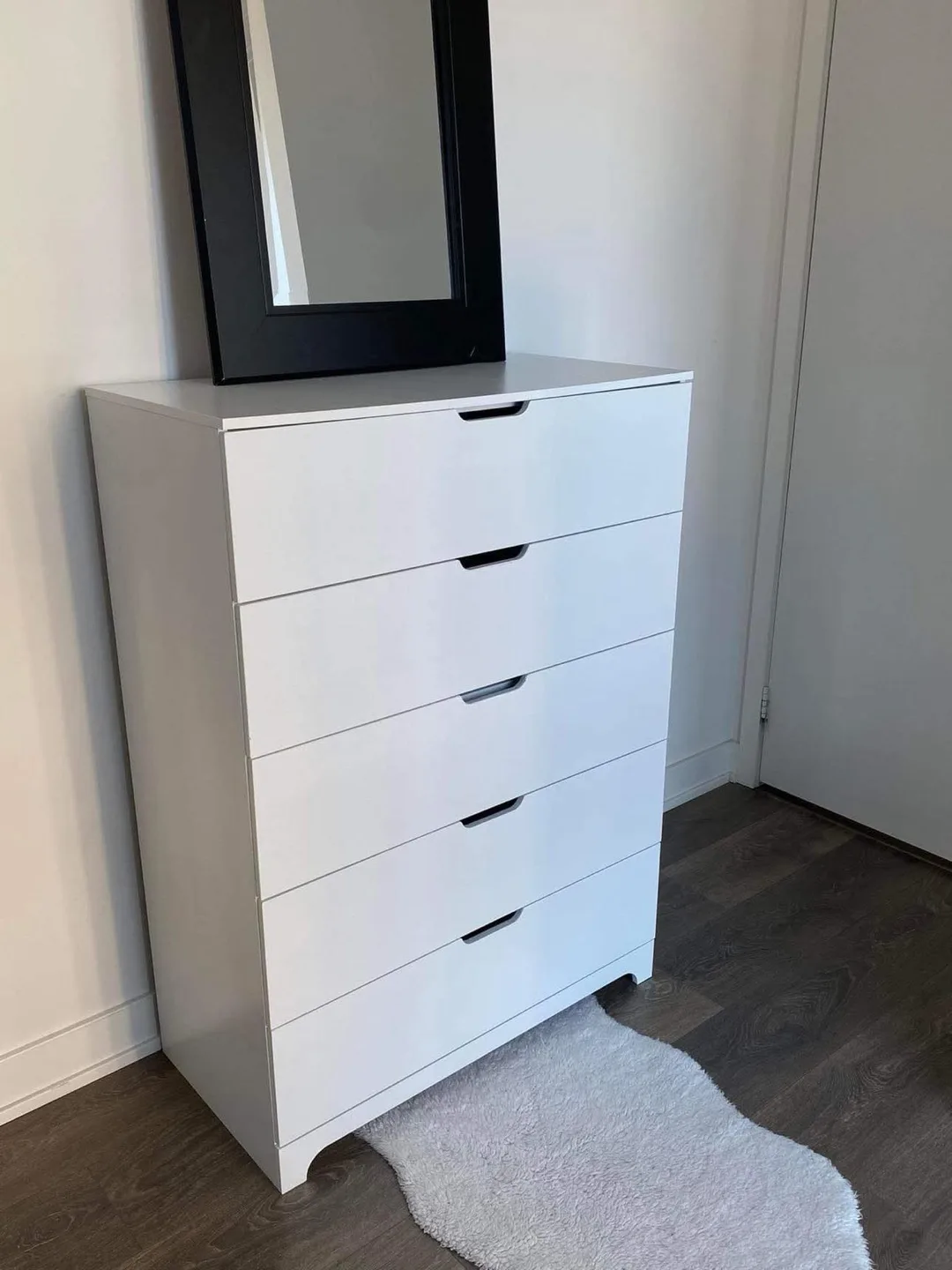 Brand New White 5 drawer dresser (Delivery Available) image indicator(4)