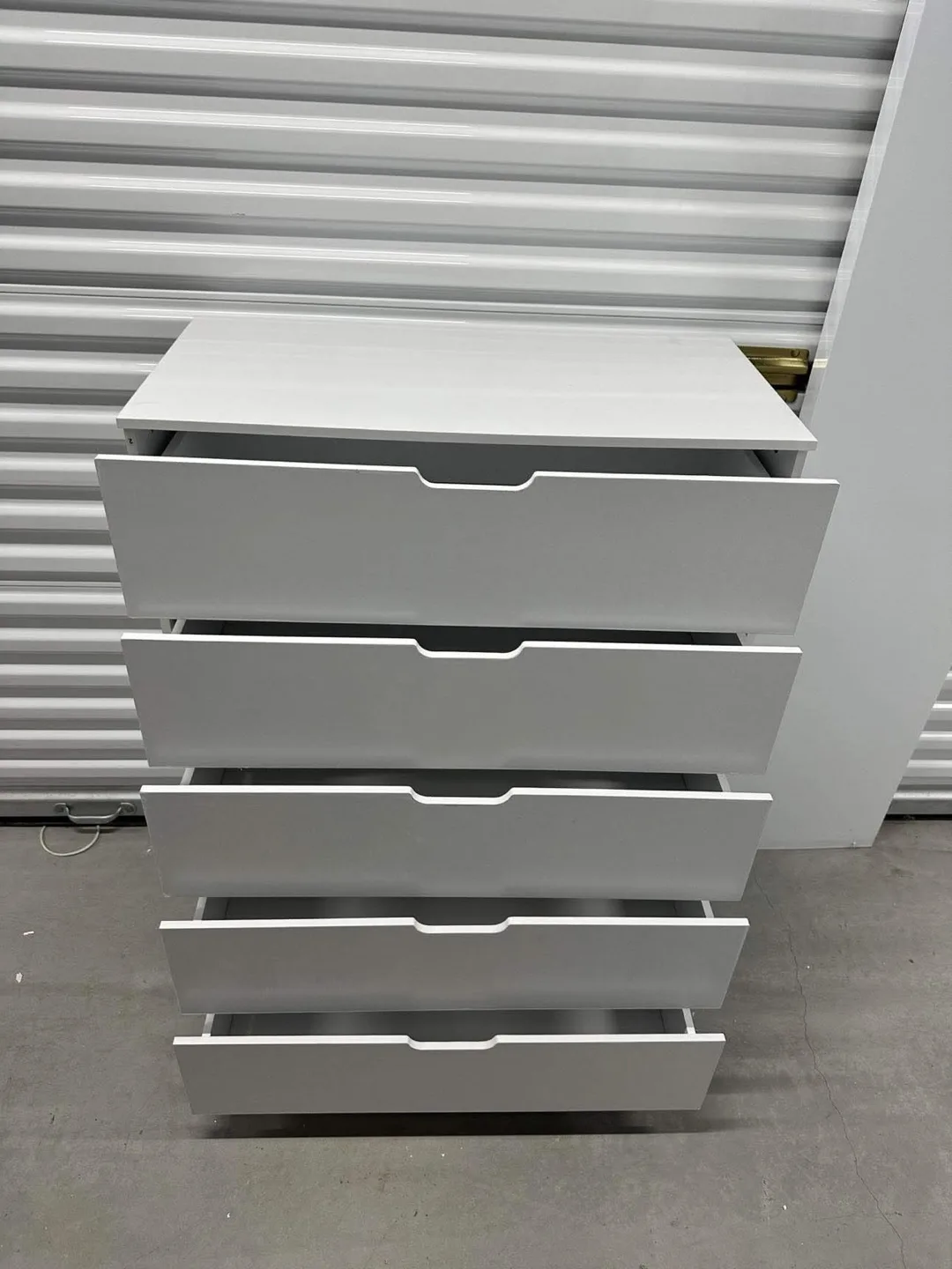 Brand New White 5 drawer dresser (Delivery Available) image indicator(5)