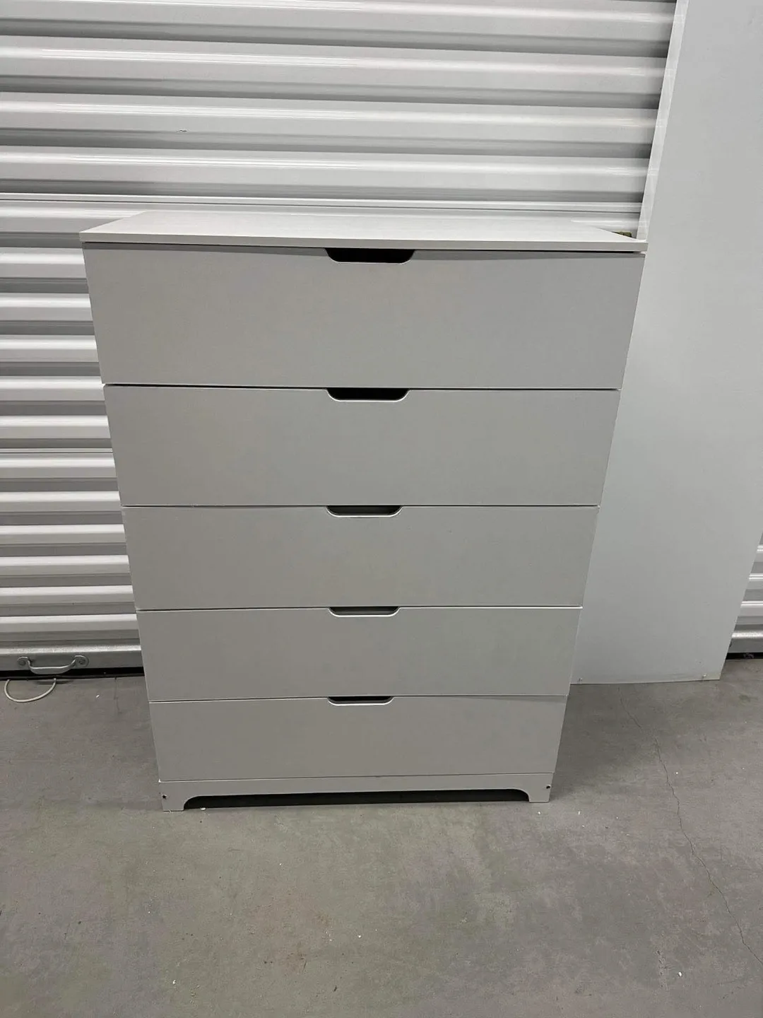 Brand New White 5 drawer dresser (Delivery Available) image indicator(2)