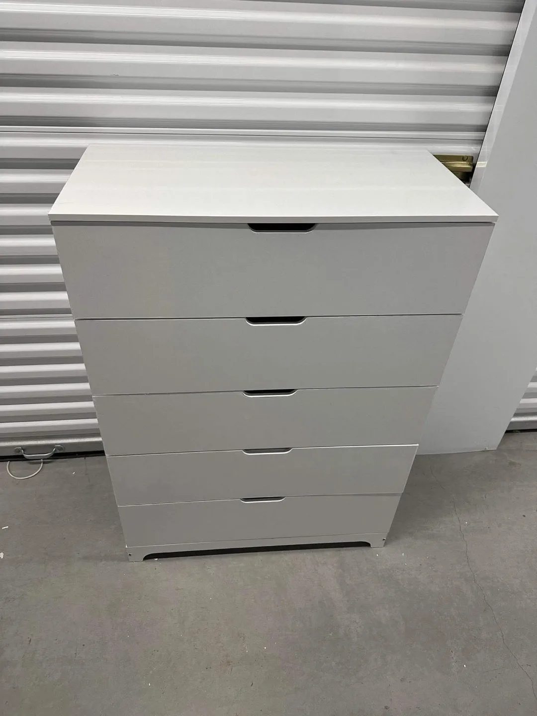 Brand New White 5 drawer dresser (Delivery Available) image indicator(3)