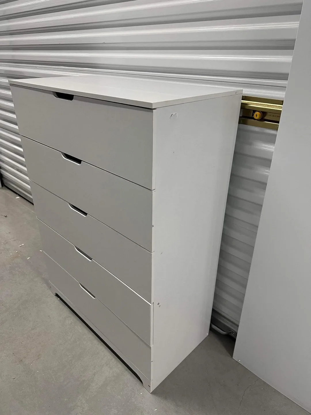 Brand New White 5 drawer dresser (Delivery Available) image indicator(9)