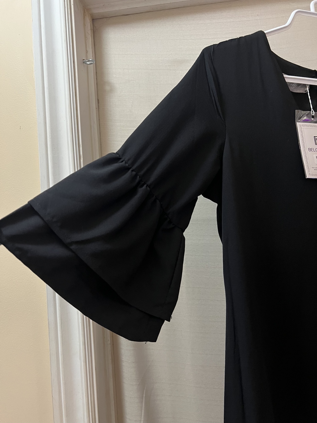 Belongsci Black Mini Dress Size Small - photo 2