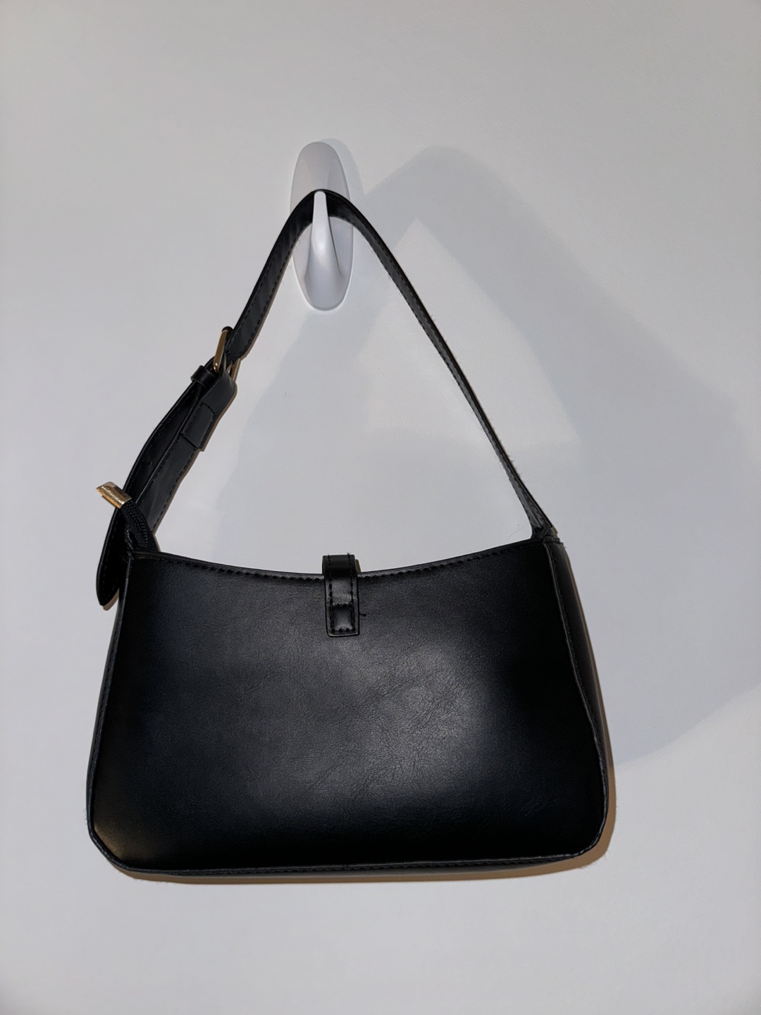 Black Leather Shoulder Bag - photo 3