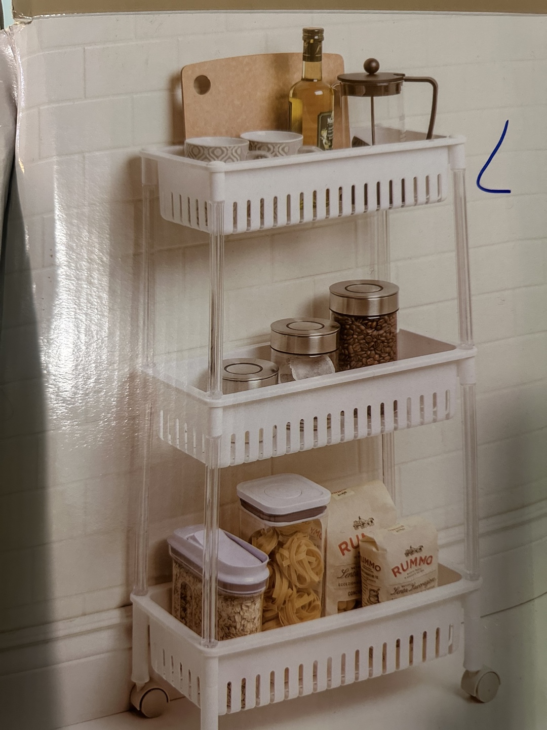 Three-Tier Rolling Cart Organizer - photo 5