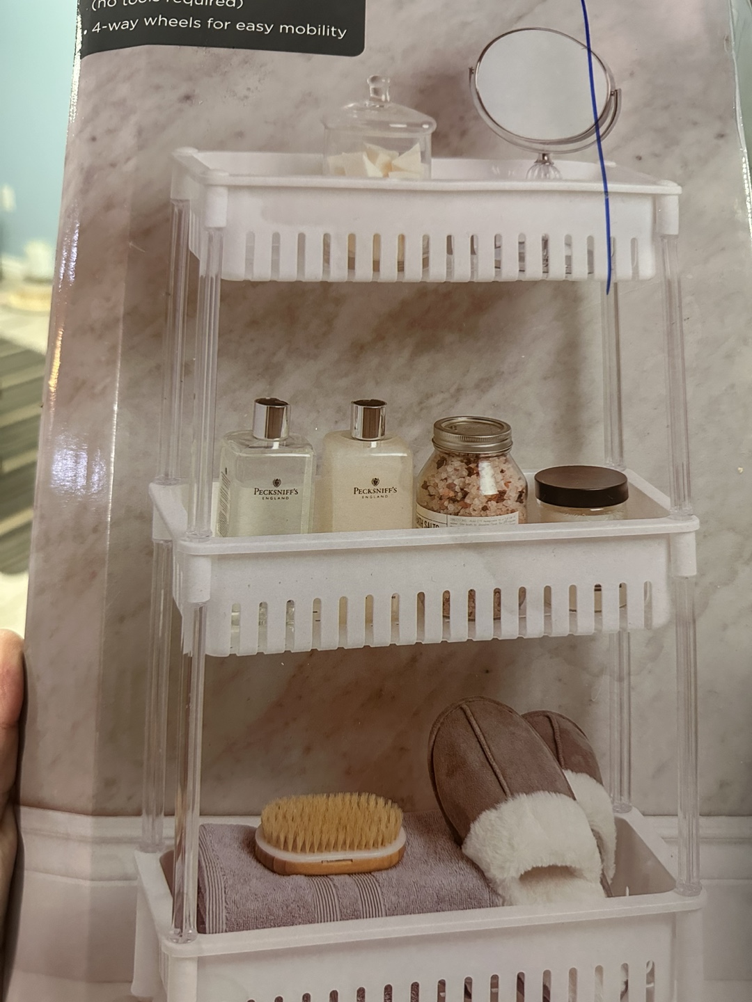 Three-Tier Rolling Cart Organizer - photo 4