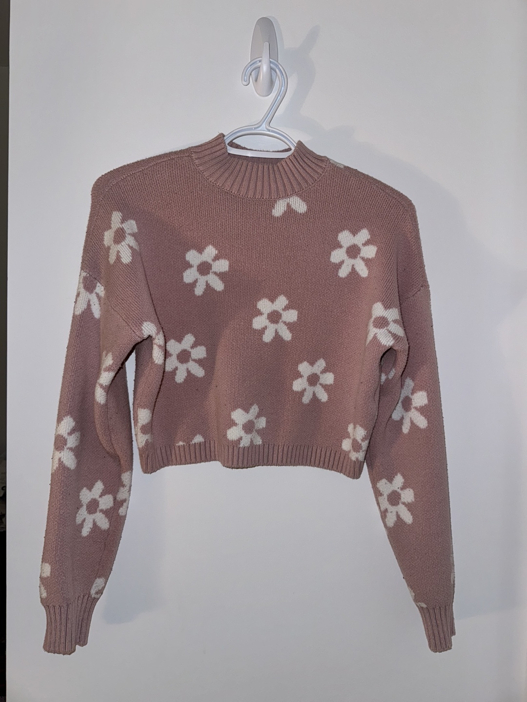 Pink Daisy Knit Sweater - photo 2