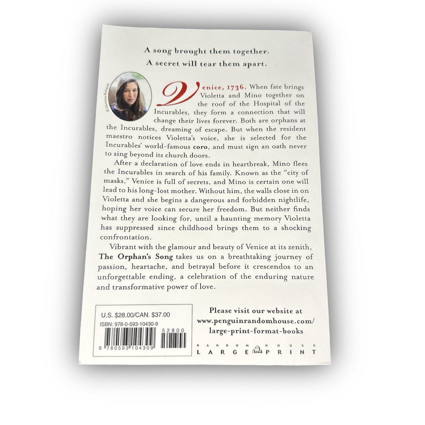 The Orphan’s Song novel book by Lauren Kate - photo 3