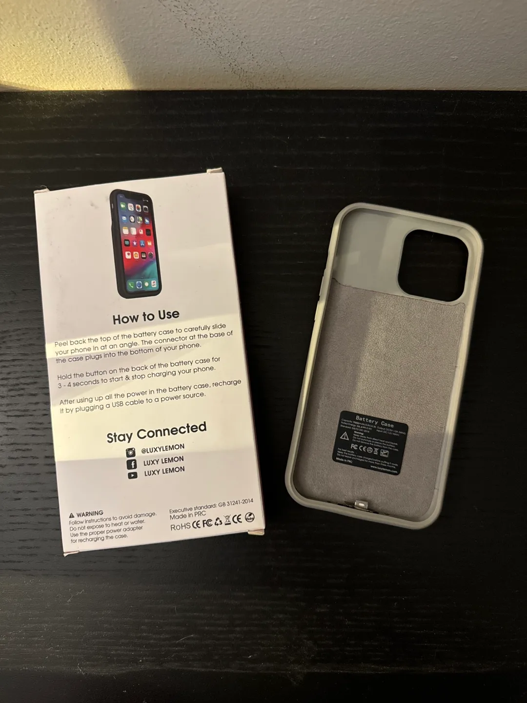 Luxy Lemon Ultra Battery Case for iPhone 13 Pro Max image indicator(2)