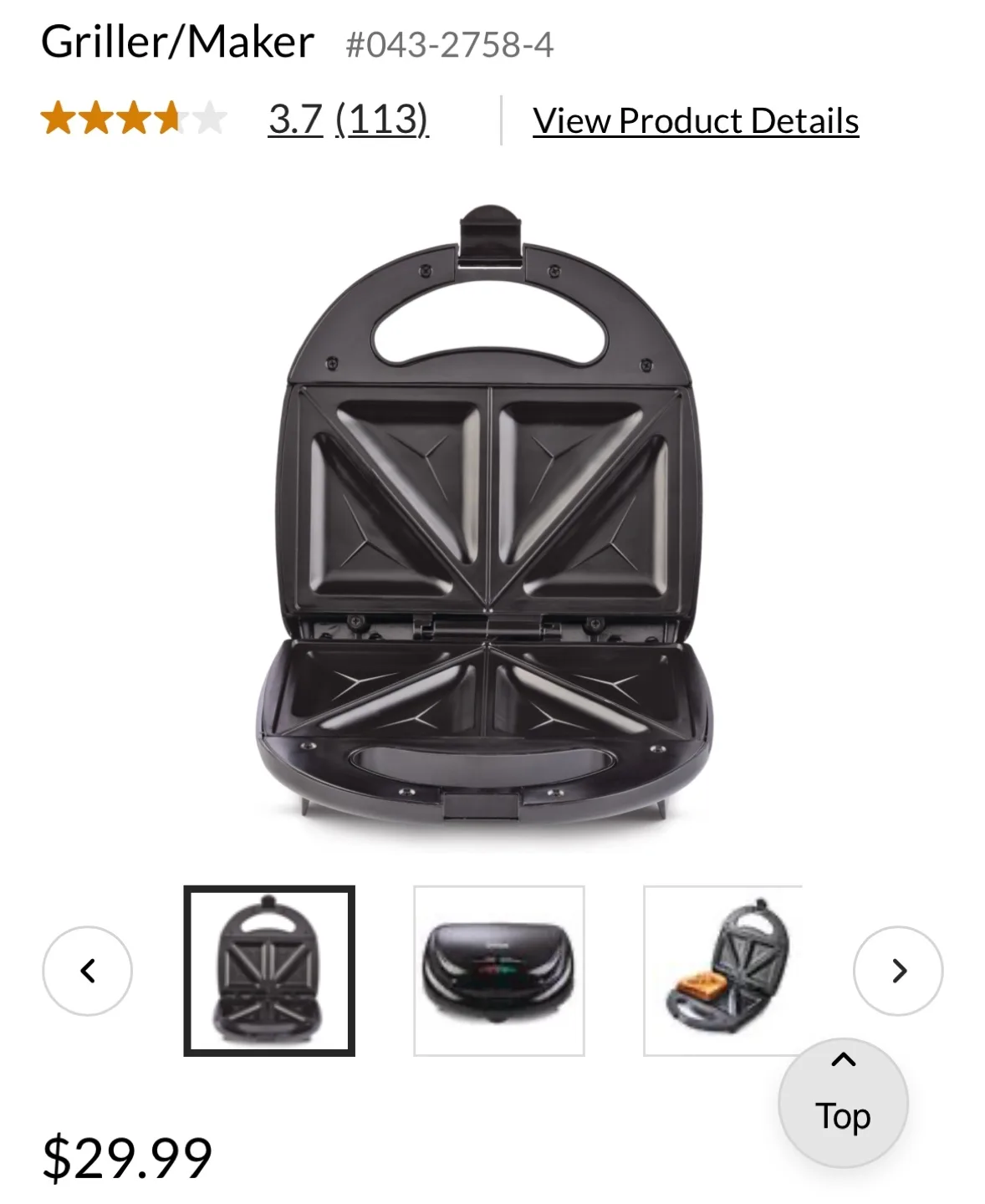 Master Chef Sandwich Maker Griller image indicator(2)